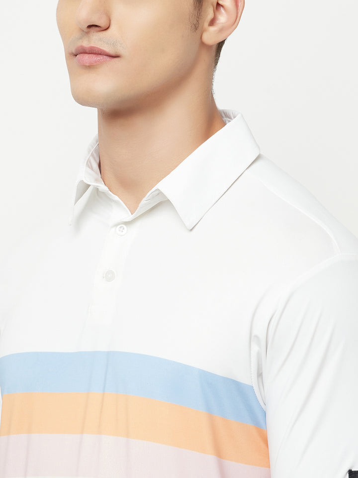 Printed Performance Sports Polo