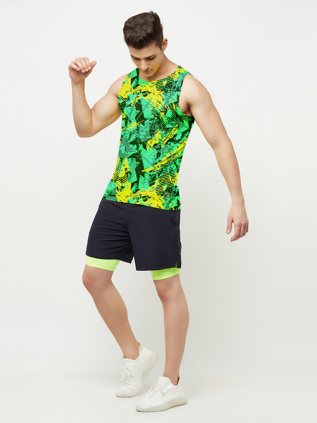 Performance Running Vest - Wild Green