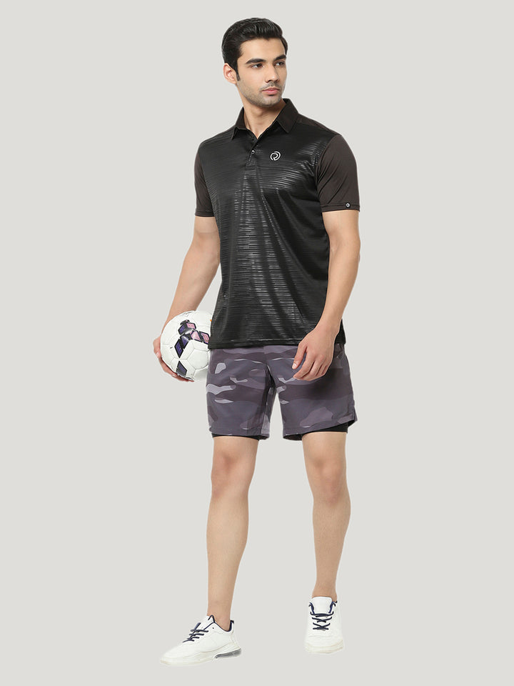 Printed Performance Sports Polo