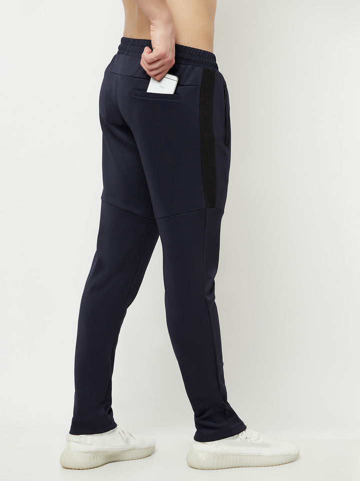 Men's Sports Track Pant & Sports Jacket Combo - Navy