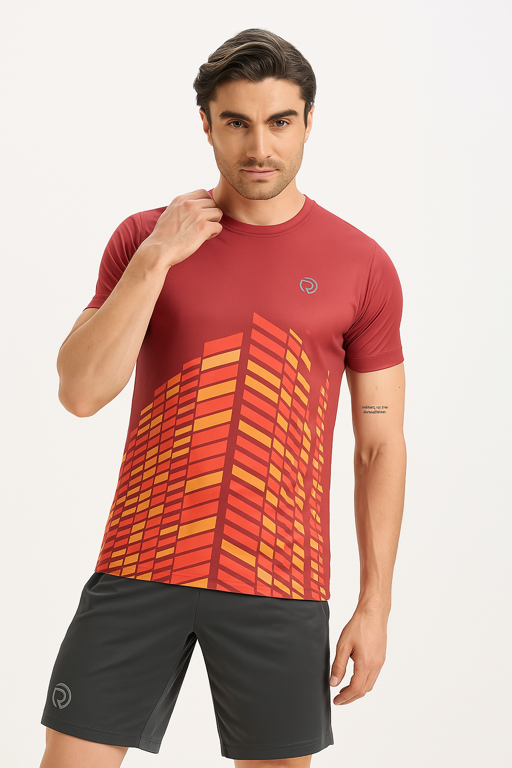 Dry Fit Printed Performance T-Shirt