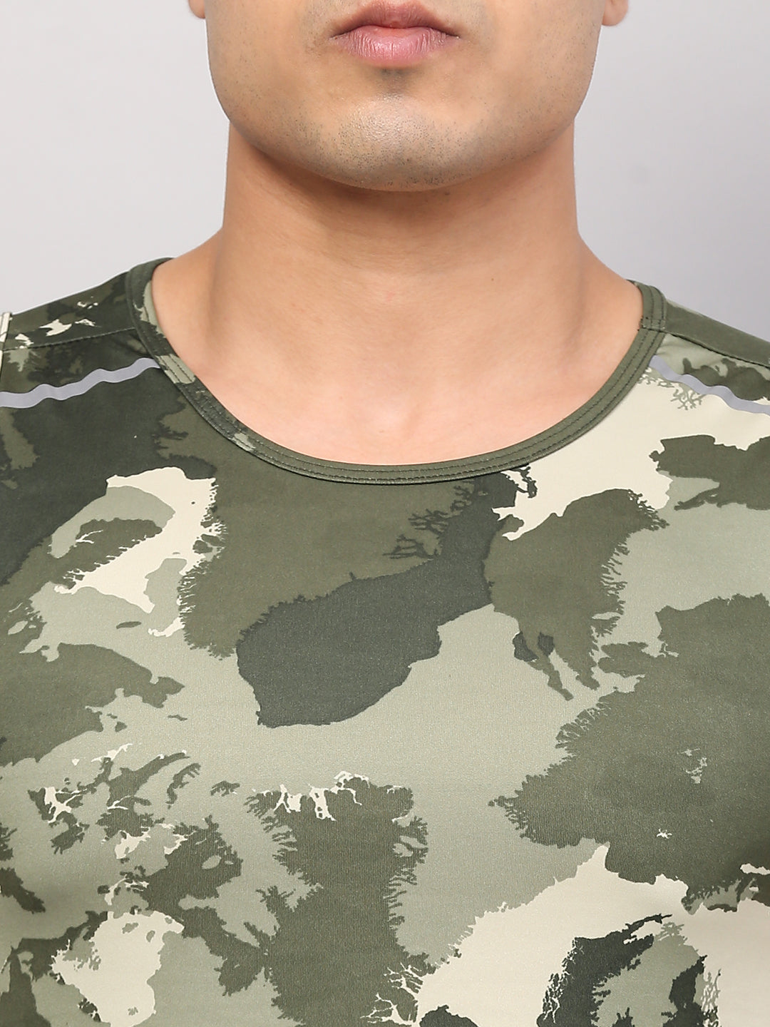 Performance Running Vest - Camo Green