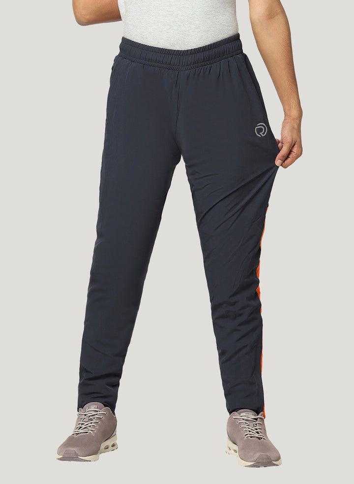 Stretch Track Pant with Hidden Pocket & Bottom Zipper