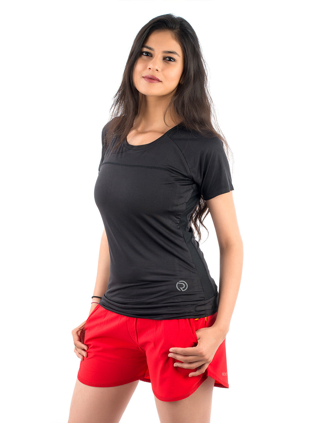 Core Technical Yoga & Training Tee- Black - TRUEREVO