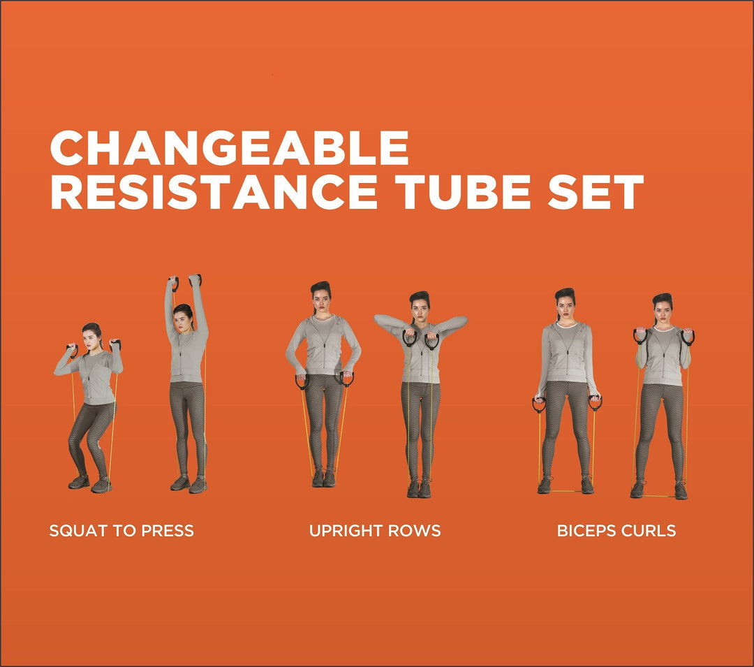 Changeable Resistance Tube Set (With 3 Tube Strengths) - TRUEREVO