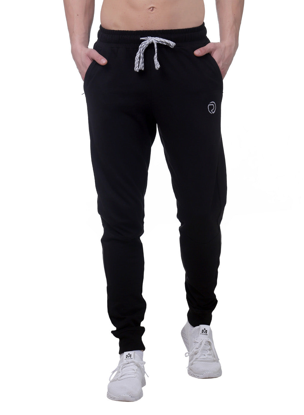 Training & Travel Jogger Pant with 2 side Pockets for Men - Black - TRUEREVO