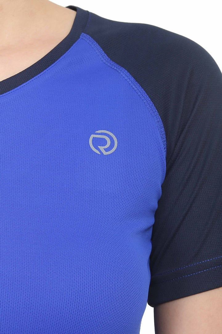 Slim Fit Ultra Light Running TEE - Women's Blue - TRUEREVO